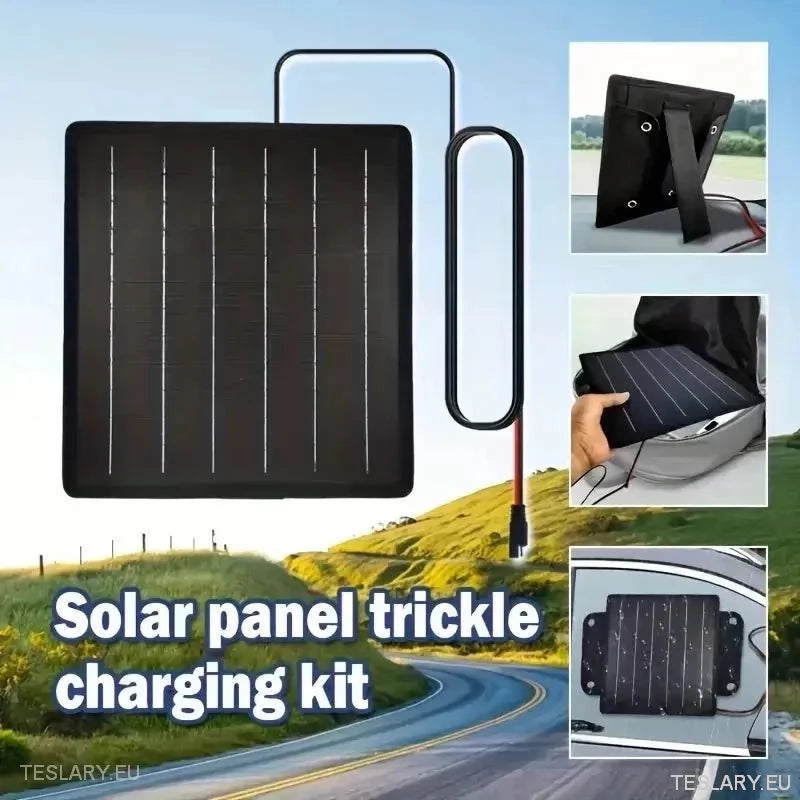Solar Trucklader for Tesla EV 12 Volt batteri