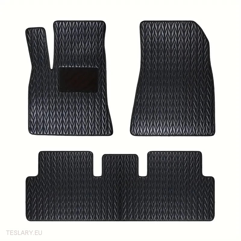 Tesla Model 3 Custom Pu Leather Floor Mats (venstre hånd)