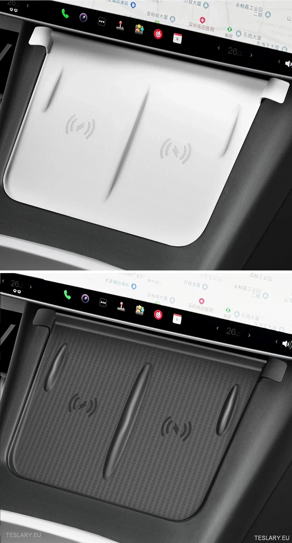 Tesla Model 3/Y Silicone Anti Slip Cover for Wireless Charge Pad