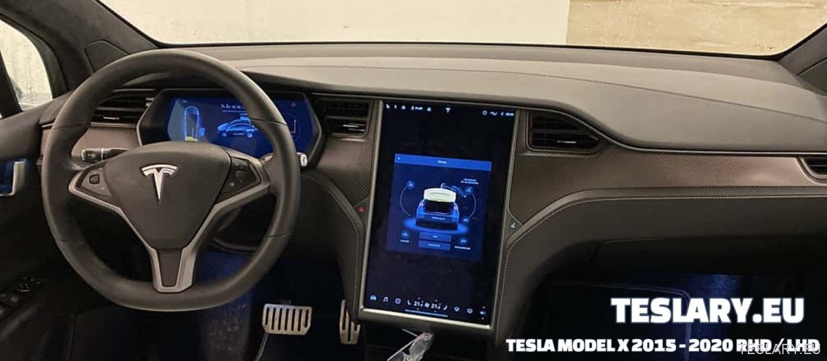 Tesla Model S/X temperert glassskjermbeskytter