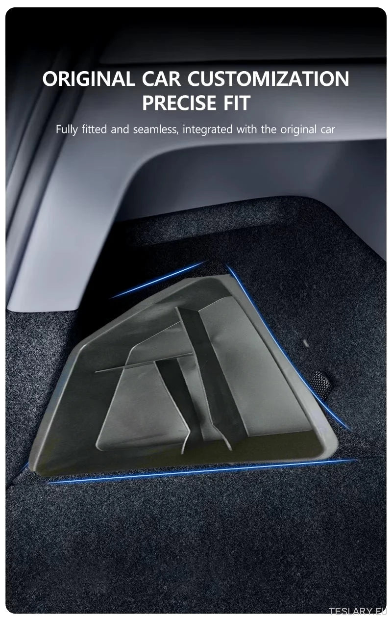 Tesla Model Y Trunk Organizer Side Pocket Storage Covers TPE