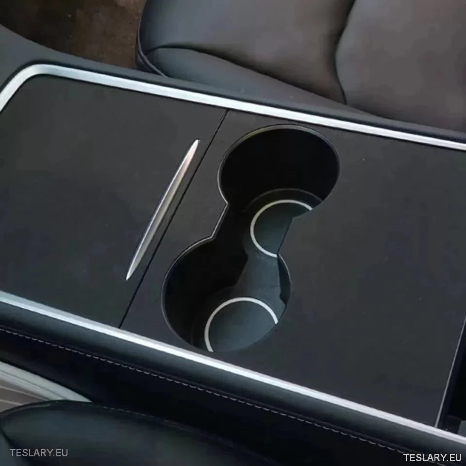 Premium semsket midtkonsolldeksel for Tesla 3/y