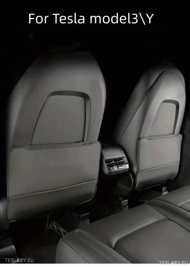 Tesla 3/y Sete Back Anti Kick Pads & Storage (Twin Pack)