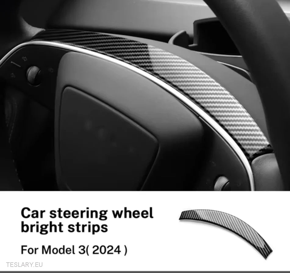Tesla Model 3 Highland/Model Y Juniper Ratt Karbonfiber Black Style Kit