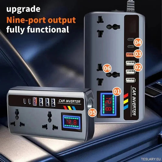 Accesorii Premium pentru Tesla: Inversor de Putere Multiport
