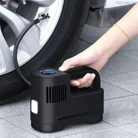 Accessoires Essentiels pour Tesla : Compresseur Portable 12 Volts