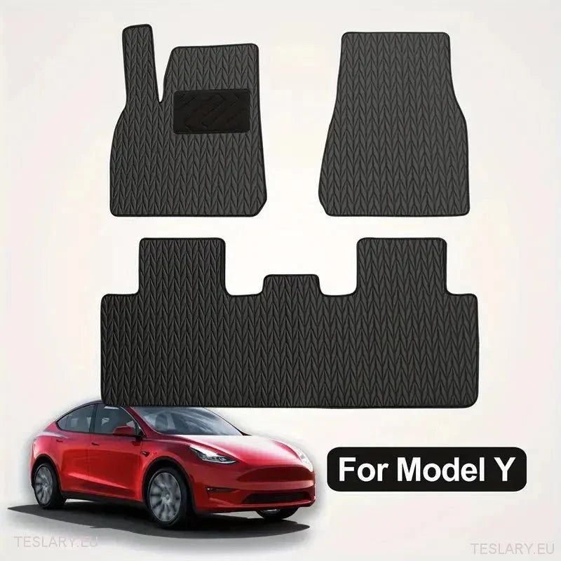 Accessori Imperdibili per Tesla Model Y: Tappetini PU Leather