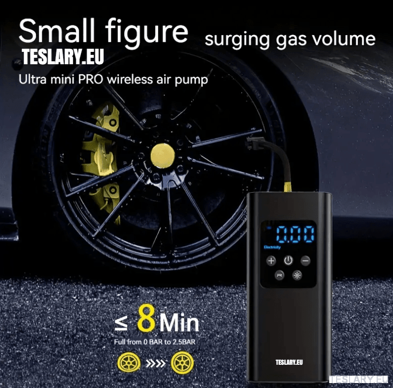 Compresor Neumáticos Portátil: Esencial para Tesla