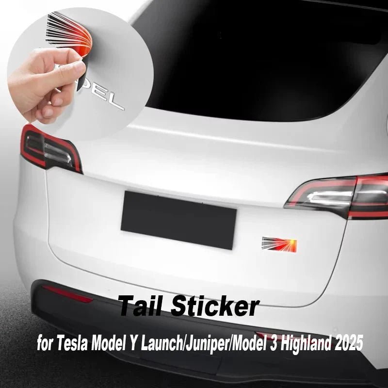 Elevate Tesla Appeal with First Edition Tail Sticker