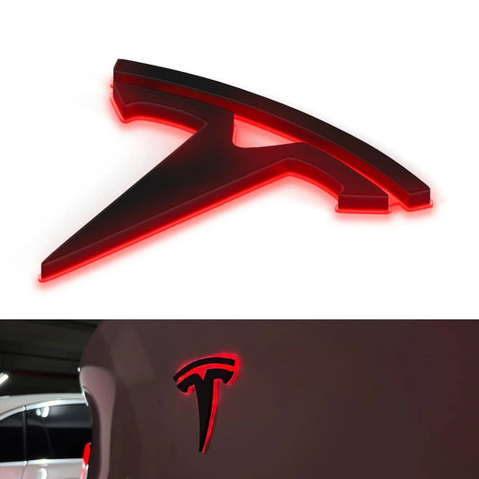 Enhance Tesla Experience with LED Trunk Decal Ambient Light