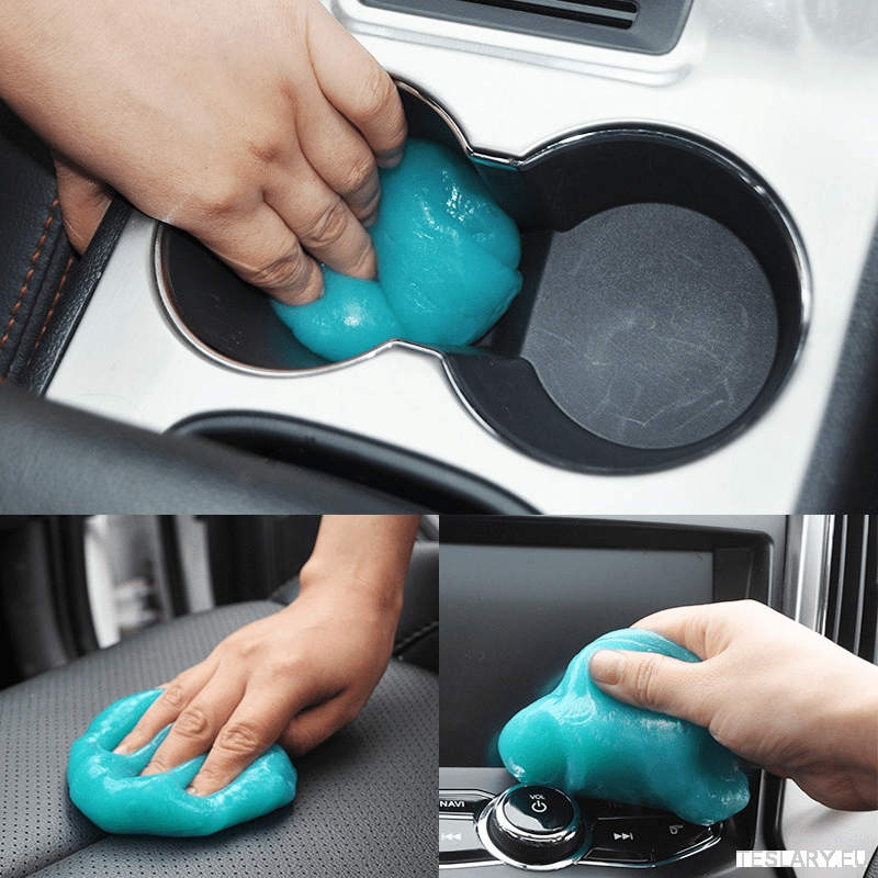 Keep Your Tesla Pristine with Miracle Adhesive Gel Cleaner