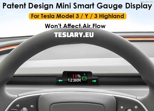Maximize Tesla Experience with Mini Dash Cluster Panel