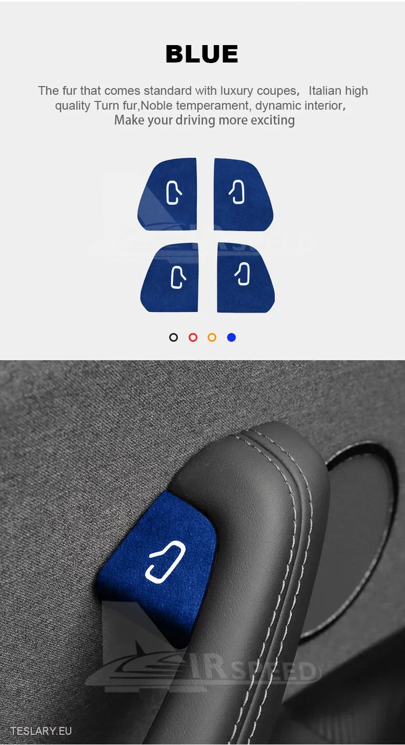 Miksi valita Italian Alcantara-nappisuojat Teslaan?