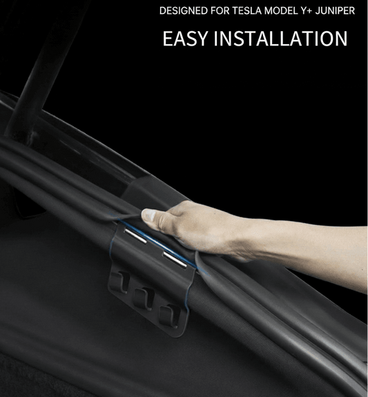 Organização Eficiente do Porta-Malas do Tesla Model Y