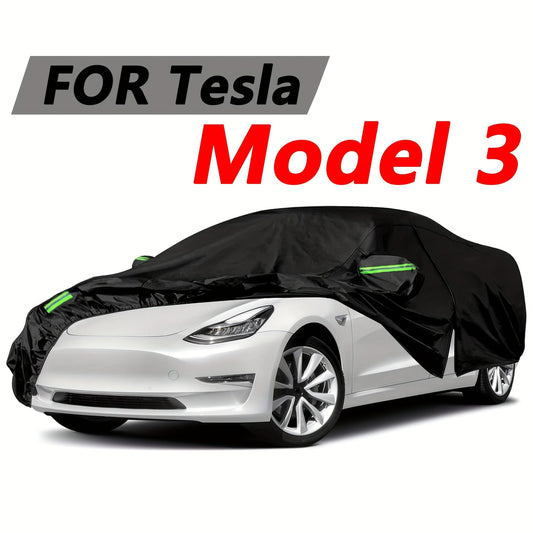 Tesla Model 3 Musta Suojakansio: Huipputarvike Autoosi