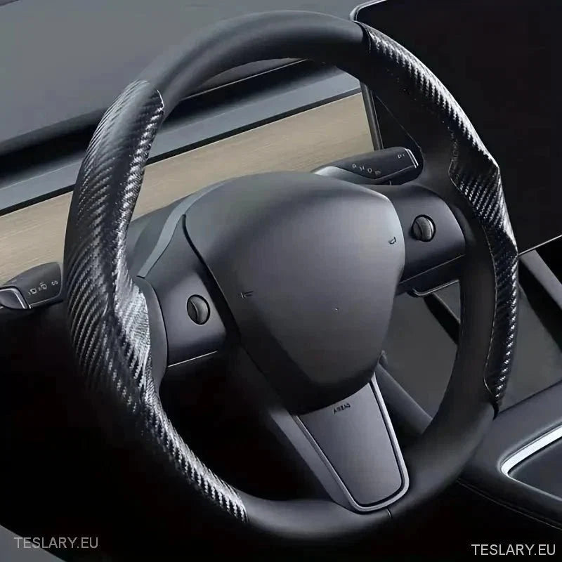 Verbeter Tesla-ervaring met Carbon Fibre Stuurwielaccessoire