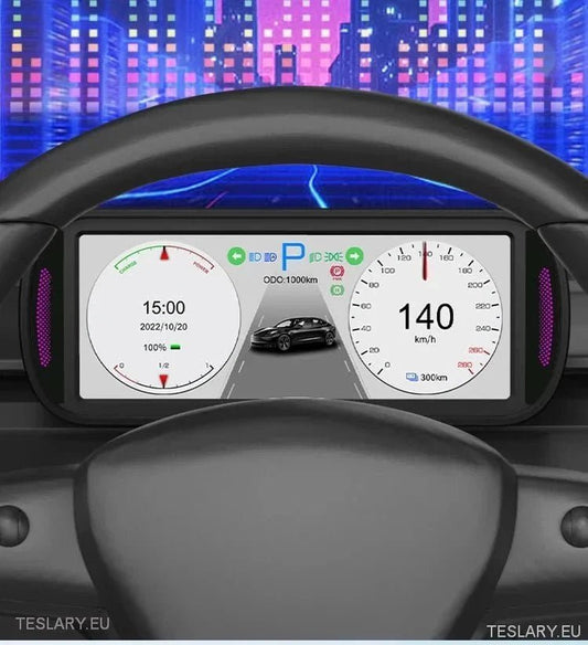 Tesla tarvikkeet: Modernit Dash Instrument Panelit Teslarystä
