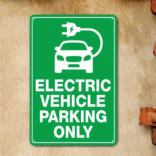 Tesla-Zubehör: Electric Vehicle Parking Only Sign im Fokus