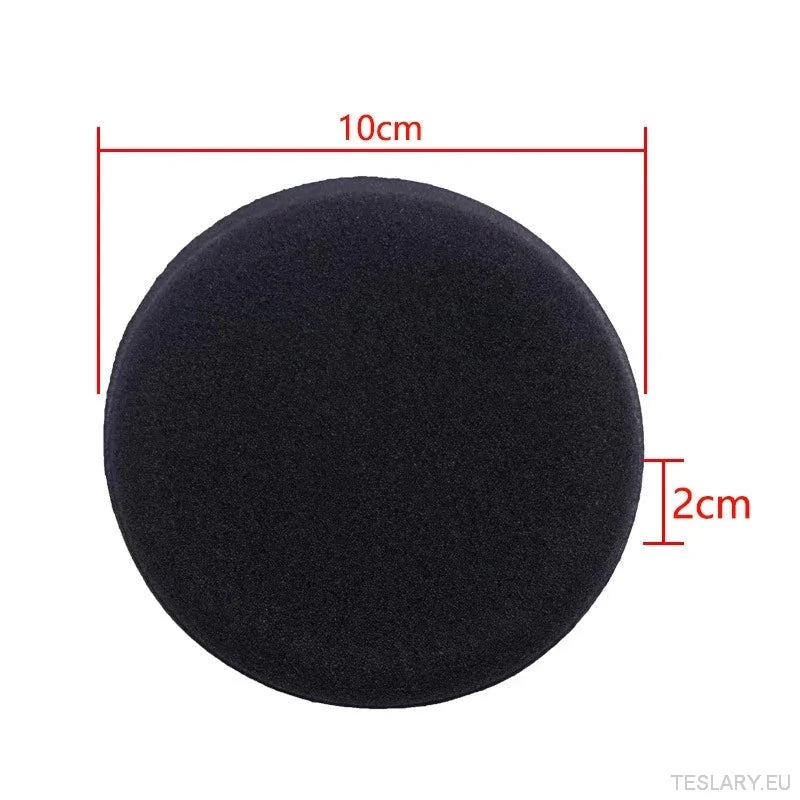 10pcs Round bilvoks Polsk voks skum svamp høy tetthet applikator pads rengjør svamp automatisk detaljvasking av bil rengjøringsverktøy