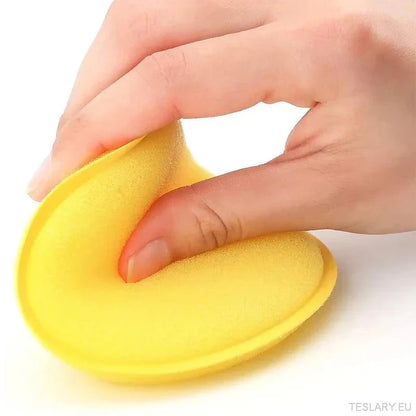 10pcs Round bilvoks Polsk voks skum svamp høy tetthet applikator pads rengjør svamp automatisk detaljvasking av bil rengjøringsverktøy