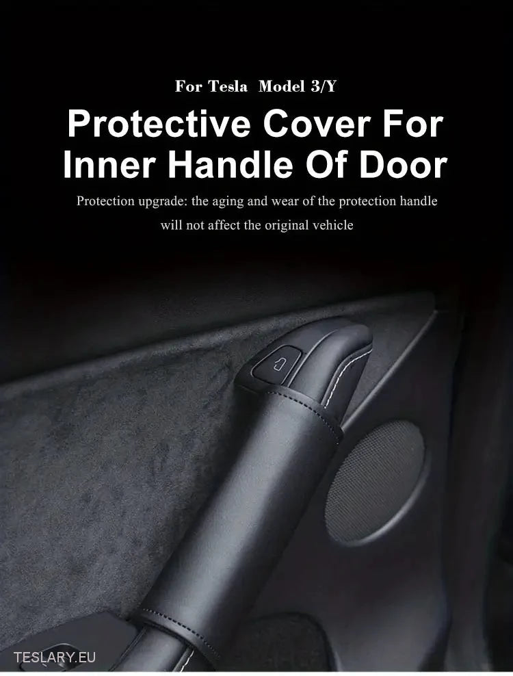 Tesla Model 3/Y PU Leather Protective Handle Covers