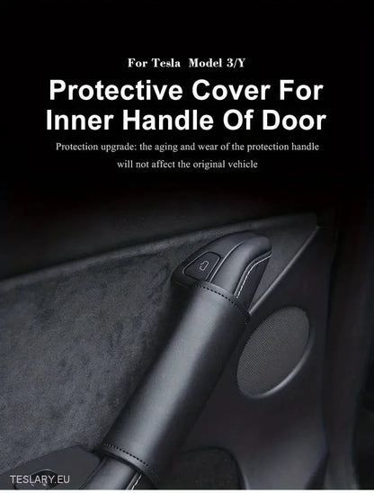 Tesla Model 3/Y PU Leather Protective Handle Covers