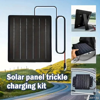 Solar Trucklader for Tesla EV 12 Volt batteri