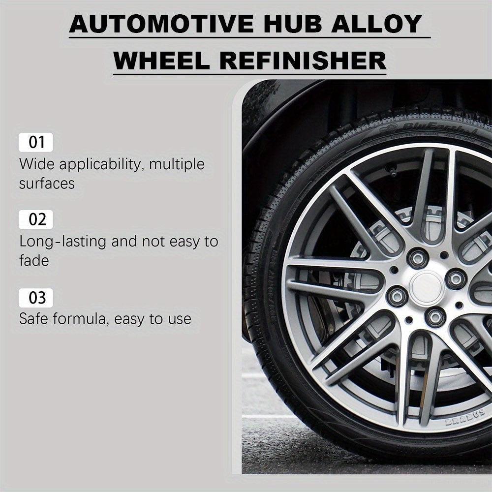 Automotive Hub Wheel Refinisher, Alloy Wheel Scratch Repair Paste, bilvedlikehold Polishing Cream for Rust & Scale Fjerning
