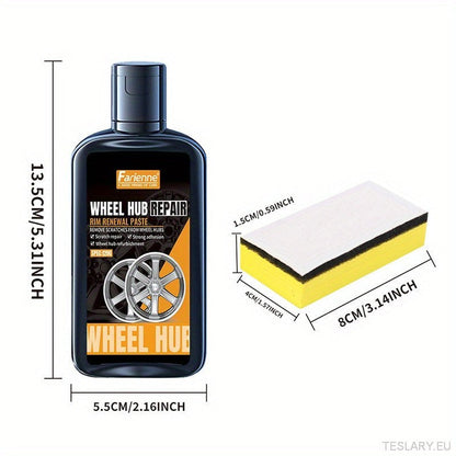 120g Premium Hub Repair Kit Hub Detail Restorer Oksidasjon, riper og bruk Fjerner Bilhjulspleie Poleringspasta