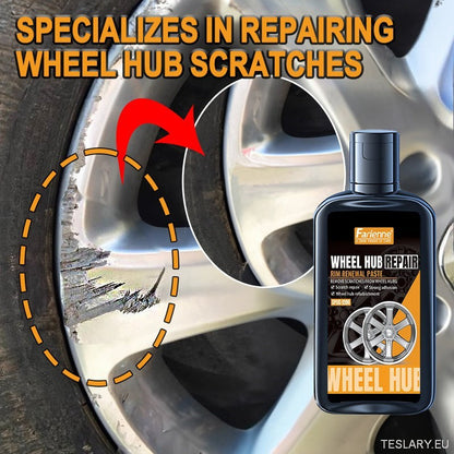 120g Premium Hub Repair Kit Hub Detail Restorer Oksidasjon, riper og bruk Fjerner Bilhjulspleie Poleringspasta