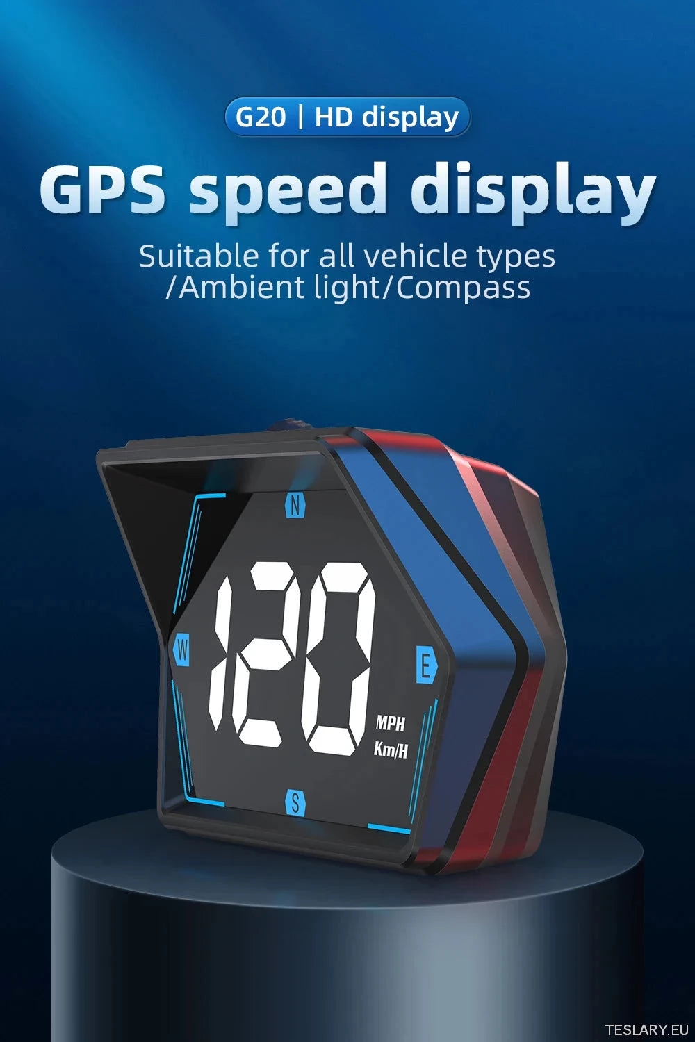 SmartDrive 2024: Advanced Car HUD med GPS og sikkerhetsvarsler