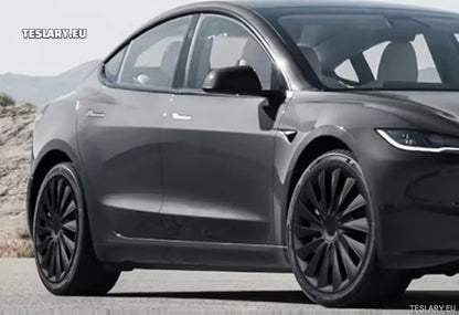 18" Tesla Model 3+ Highland Performance Induction Style Hjulkapsler – Mattsvarte
