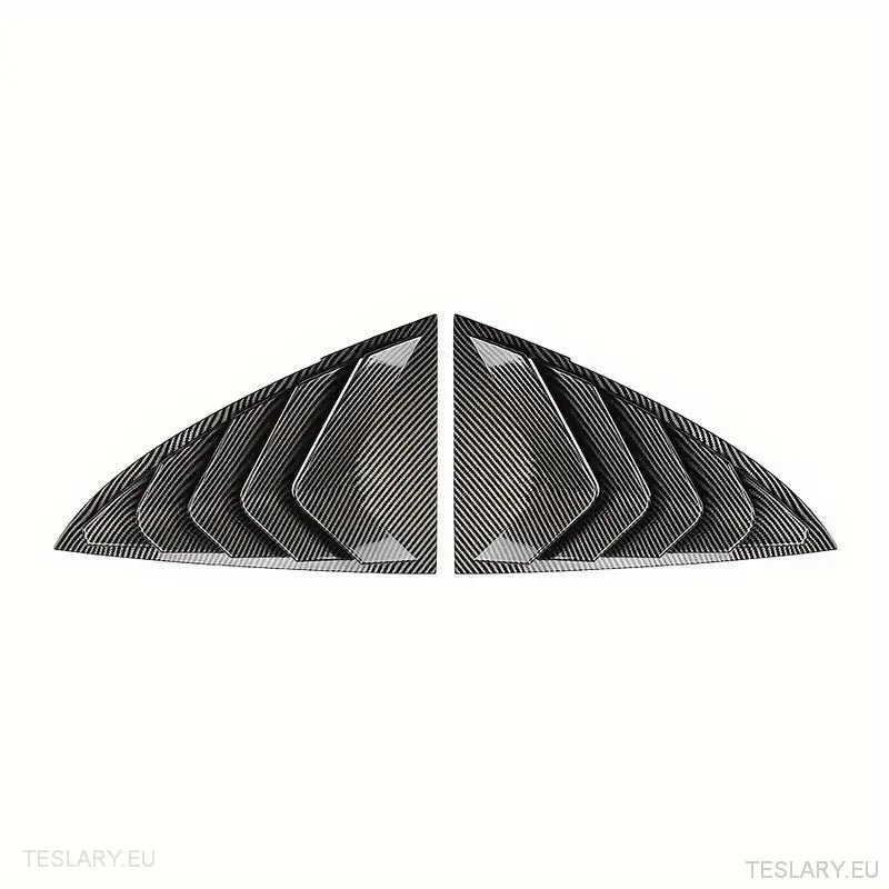 Tesla 3 Highland Sports Style Bac Side Windows Splitter (2 stykker)