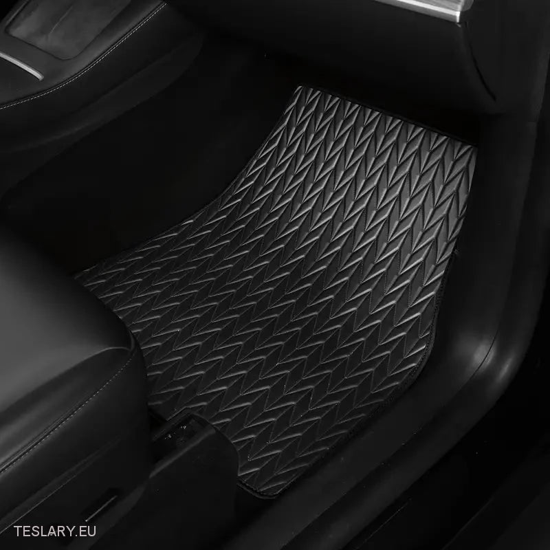 Tesla Model 3 Custom Pu Leather Floor Mats (venstre hånd)