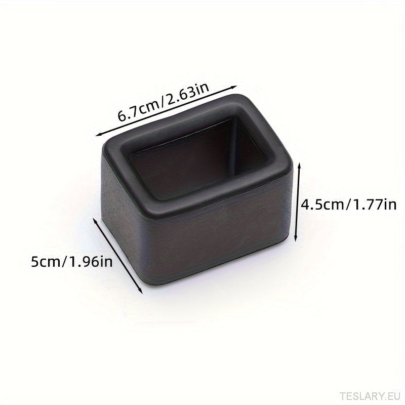 Premium PVC Car Seat Belt Socket Protector - Fit, Anti -Collision & Scratch Guard for Interior Upgrade