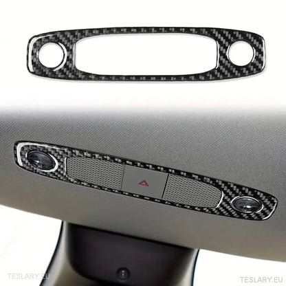Kuppel/kart lysdeksel for Tesla 3/y karbonfiber