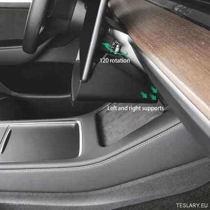 Tesla 3/y under skjermoppbevaring - svart