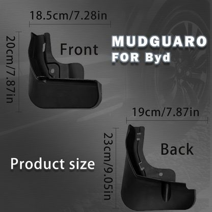 BYD ATTO3 ATTO 3 EV ACCESSORIES FROM IRELAND AND EUROPES TESLARY.EU - MUDGUARDS - MUDFLAPS - MUD FLAPS -FENDER GUARDS - MUD GUARDS