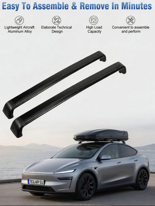 Premium Roof Rack Cross Bars for Tesla Model 3 , Y , Juniper & Highland