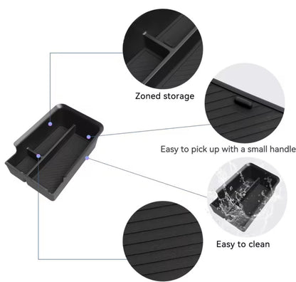 FMG4 EV Urban 2026 Car Armrest Box Storage Tray Center Console Holder Stowing Plate Organizer Interior Accessories Center Console Storage Tray