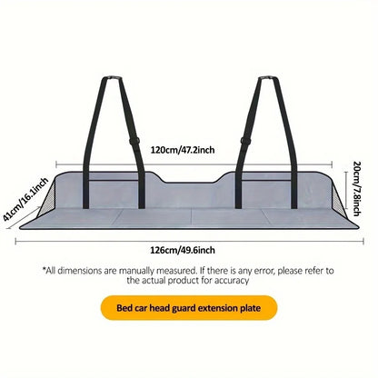 SUV Camping Bed Seat Extension Headboard & Support for Comfortable Sleep in your Tesla Model Y- Buy from Europes TESLARY.EU