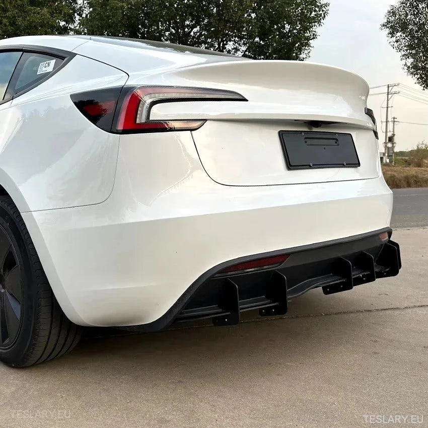 Tesla 3 Highland Back Bumper Diffuser Body Kit