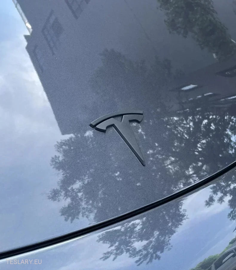 Tesla Model Y Front, bak- og rattlogo -sett