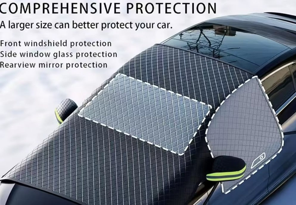Windshield Snow & Weather Cover for your Tesla Model 3 or Tesla Model Y also Suitable for BYD , MG4 and VW ID4