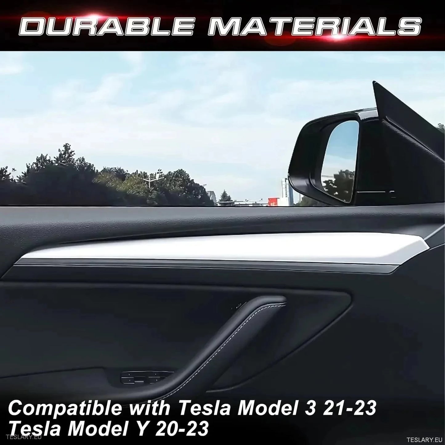 Intern dør sidetrims tesla 3/y