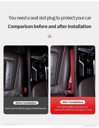 Sete gap filler for Tesla Model 3, Y&S med logo