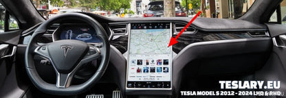 Tesla Model S/X temperert glassskjermbeskytter