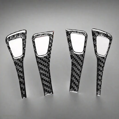 Tesla Model 3/Y Door Lock Carbon Fiber Style Trim Covers Interior