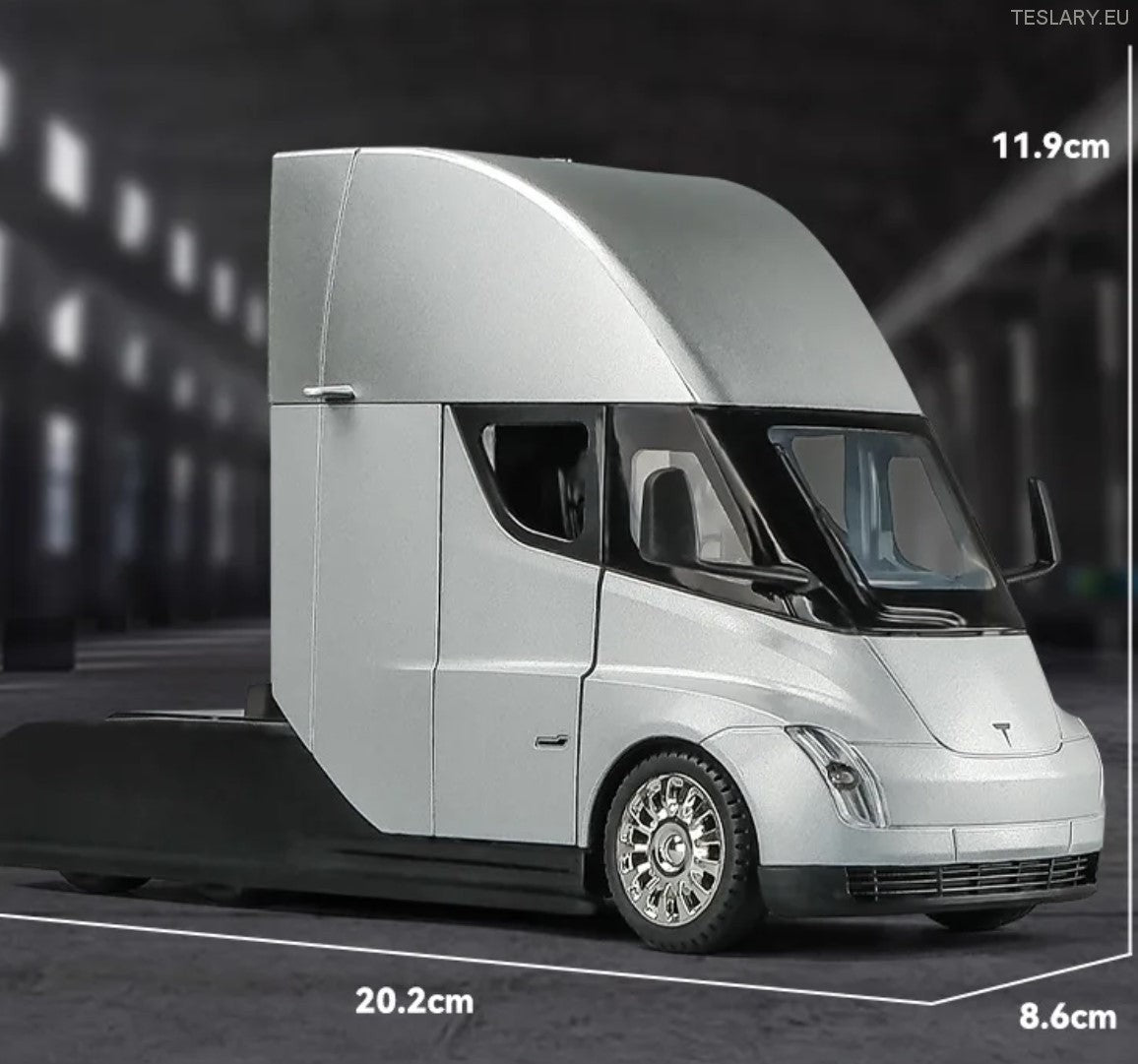 Tesla Semi Trailer Truck Collectors 1:24 Uoffisiell versjon