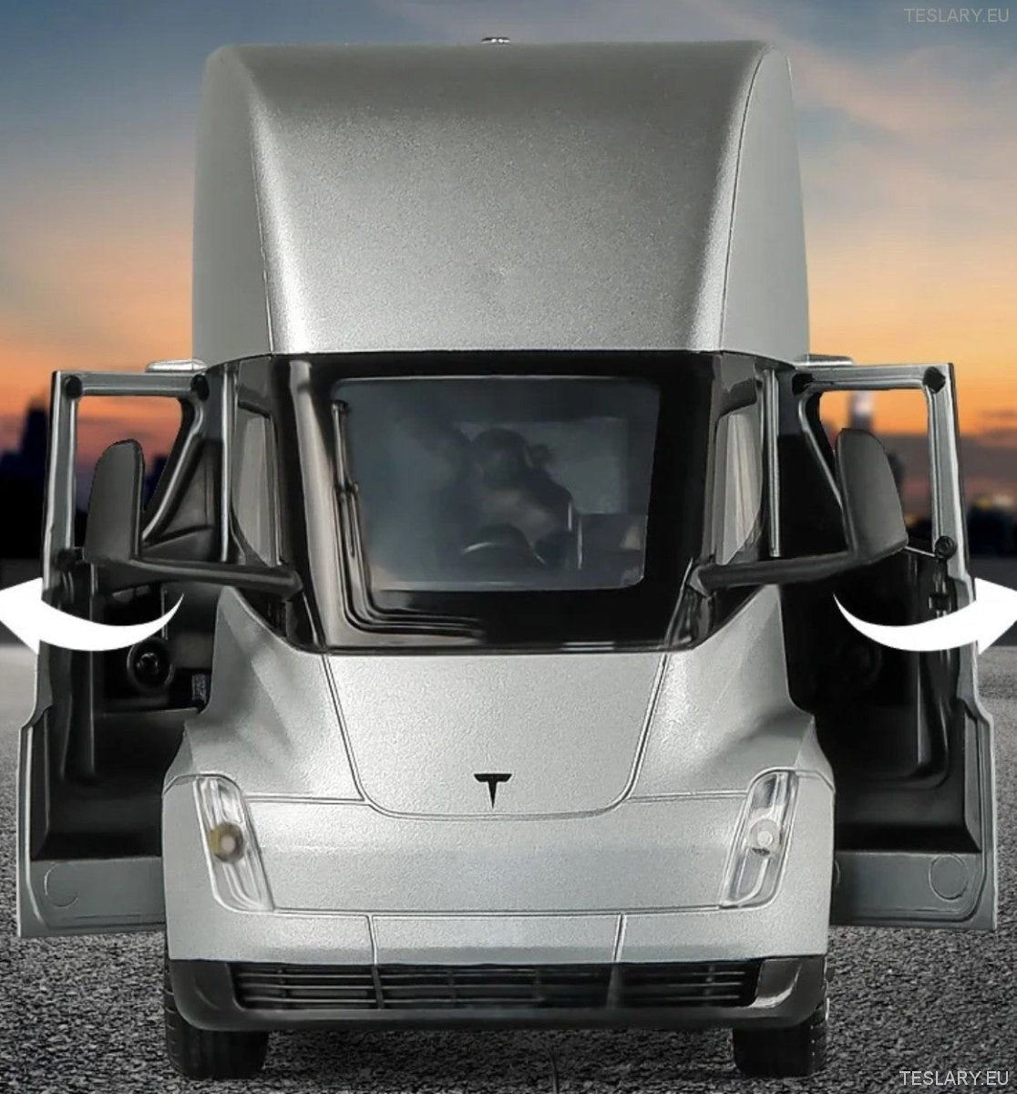 Tesla Semi Trailer Truck Collectors 1:24 Uoffisiell versjon